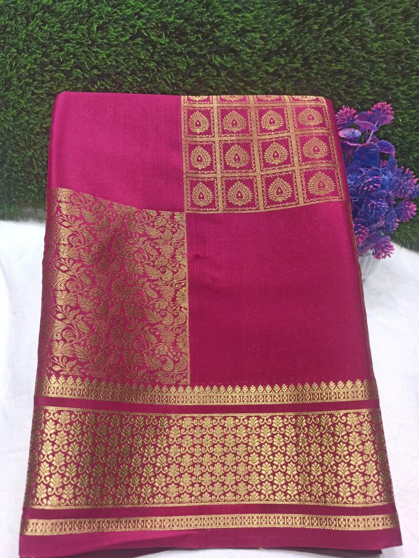 Pure Mysore Silk Saree.