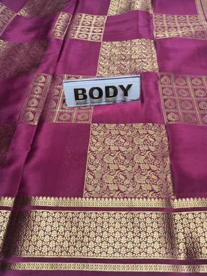 Pure Mysore Silk Saree.