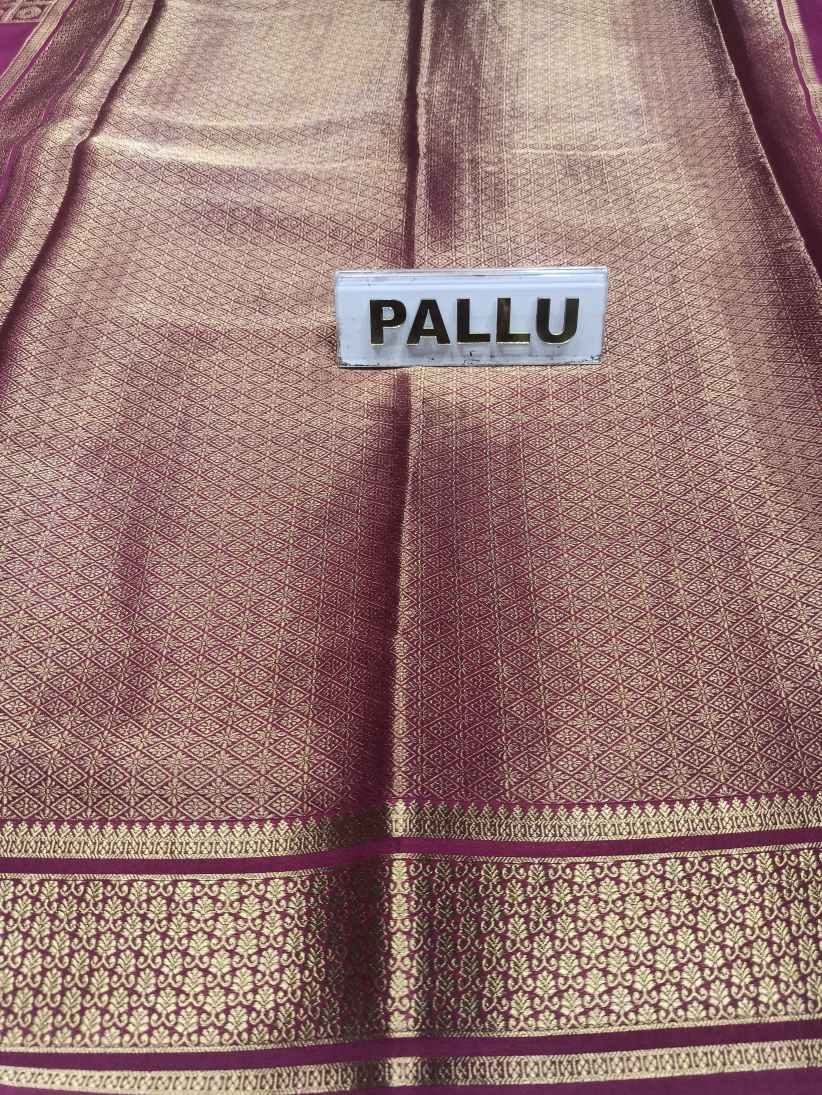 Pure Mysore Silk Saree.
