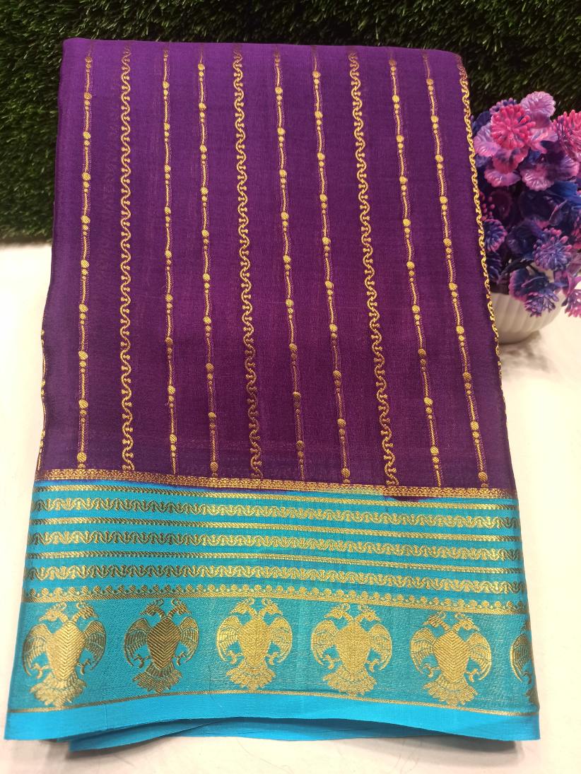 Pure Mysore Silk Saree.