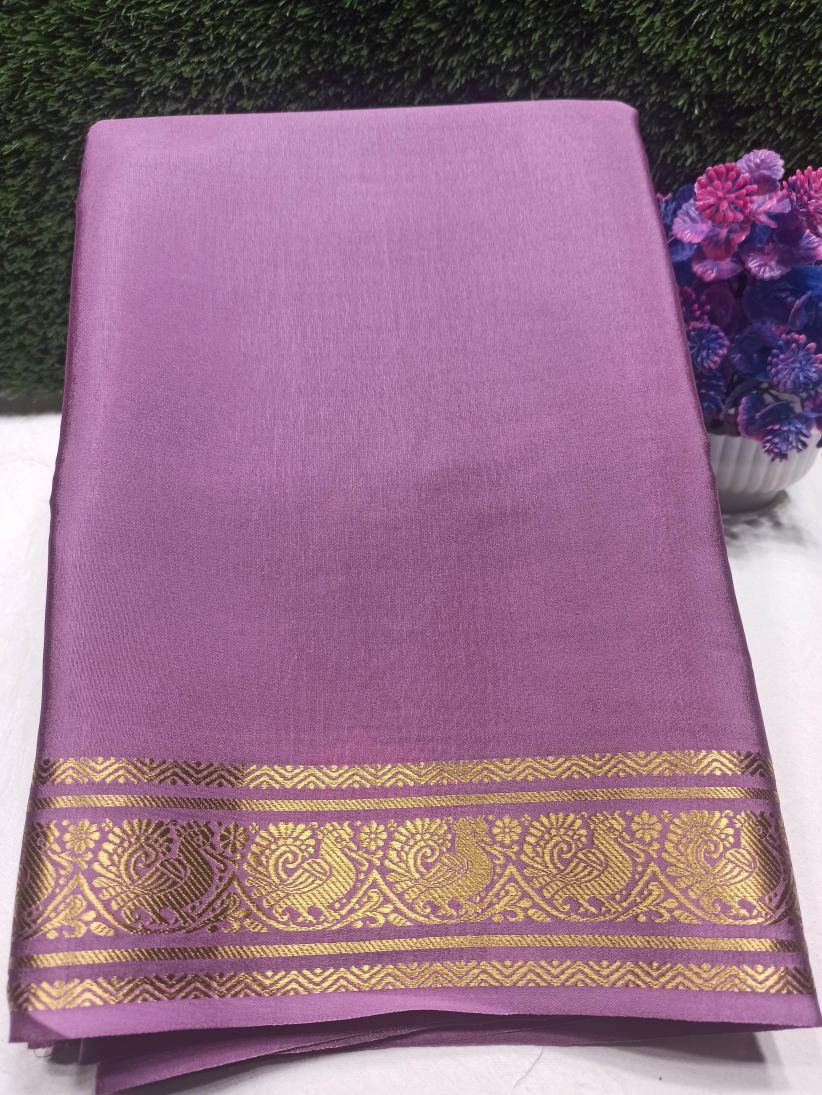 Pure Mysore Silk Saree.