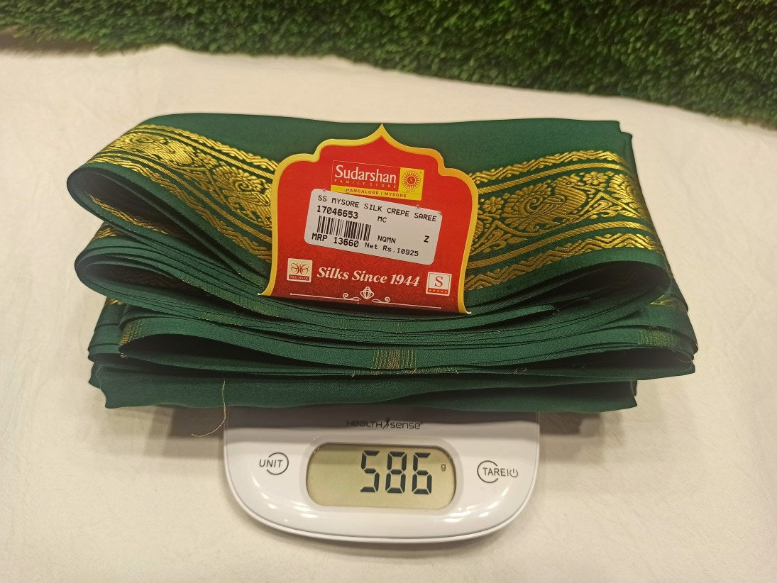 Pure Mysore Silk Saree.