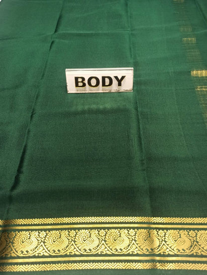 Pure Mysore Silk Saree.