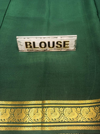 Pure Mysore Silk Saree.