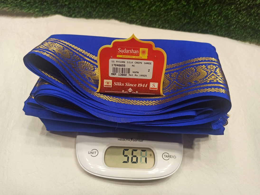 Pure Mysore Silk Saree.