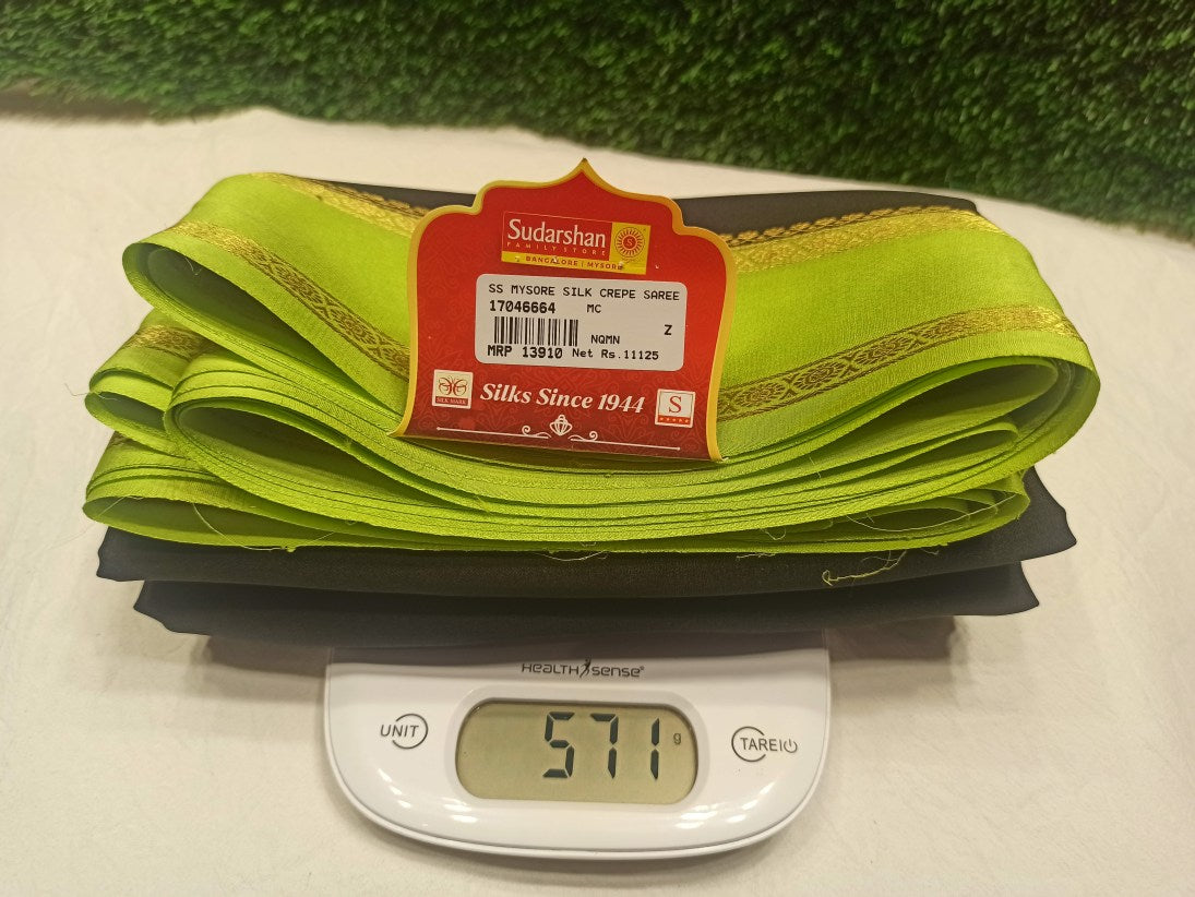 Pure Mysore Silk Saree.