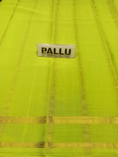 Pure Mysore Silk Saree.
