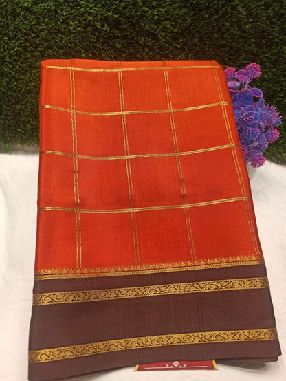 Pure Mysore Silk Saree.