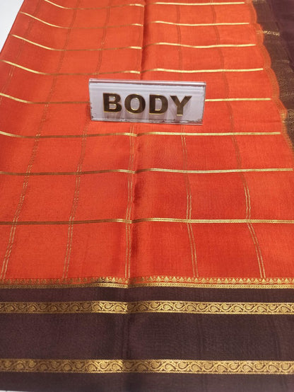 Pure Mysore Silk Saree.