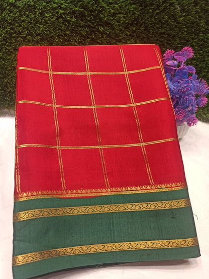 Pure Mysore Silk Saree.