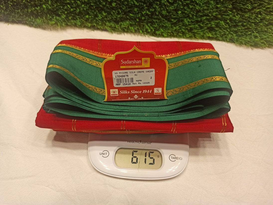 Pure Mysore Silk Saree.