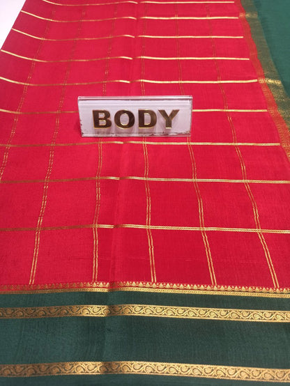 Pure Mysore Silk Saree.
