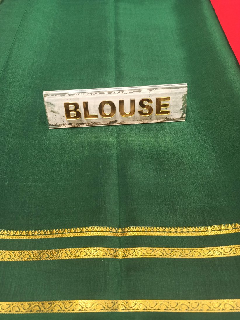 Pure Mysore Silk Saree.
