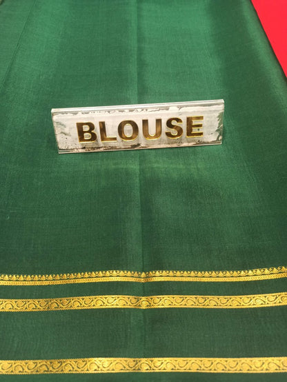 Pure Mysore Silk Saree.