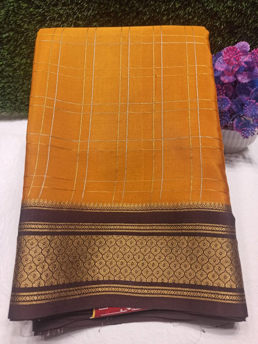 Pure Mysore Silk Saree.