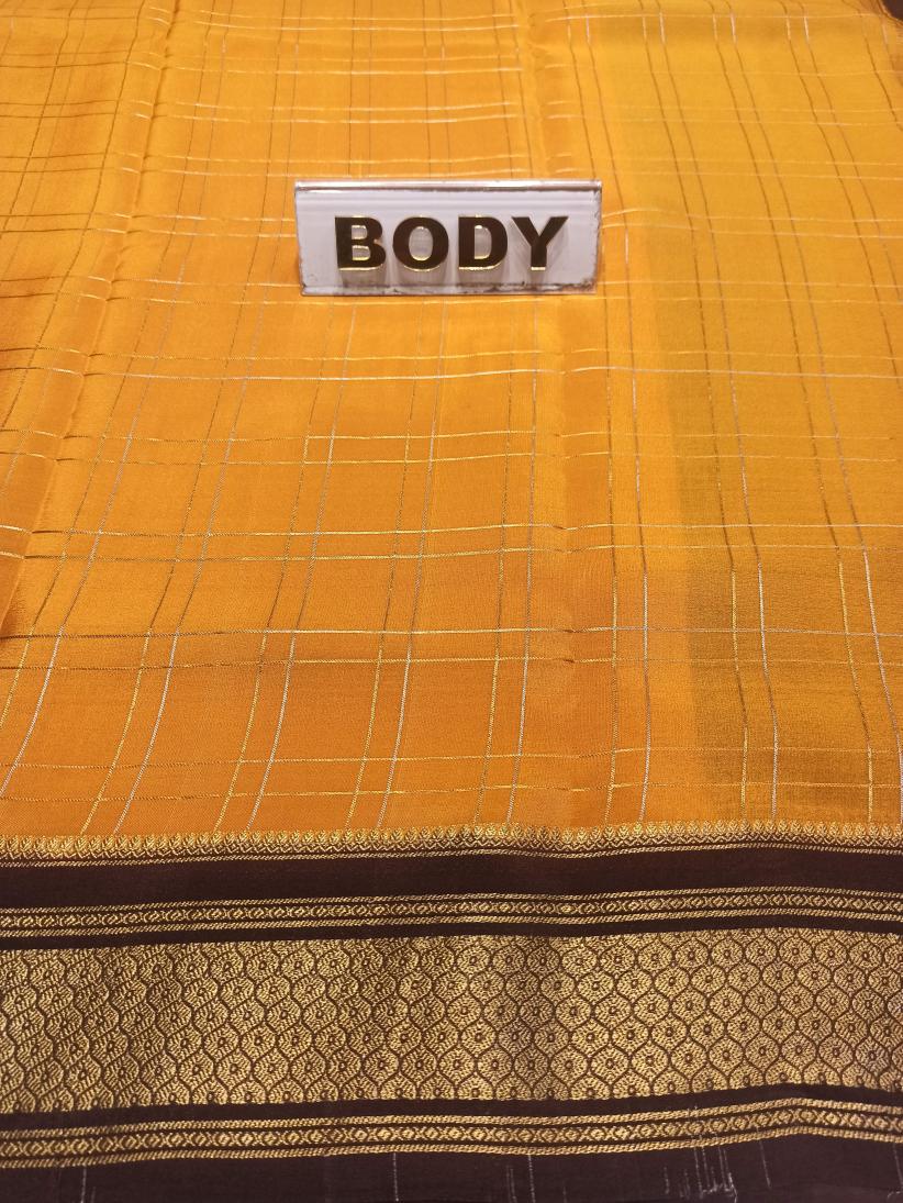 Pure Mysore Silk Saree.