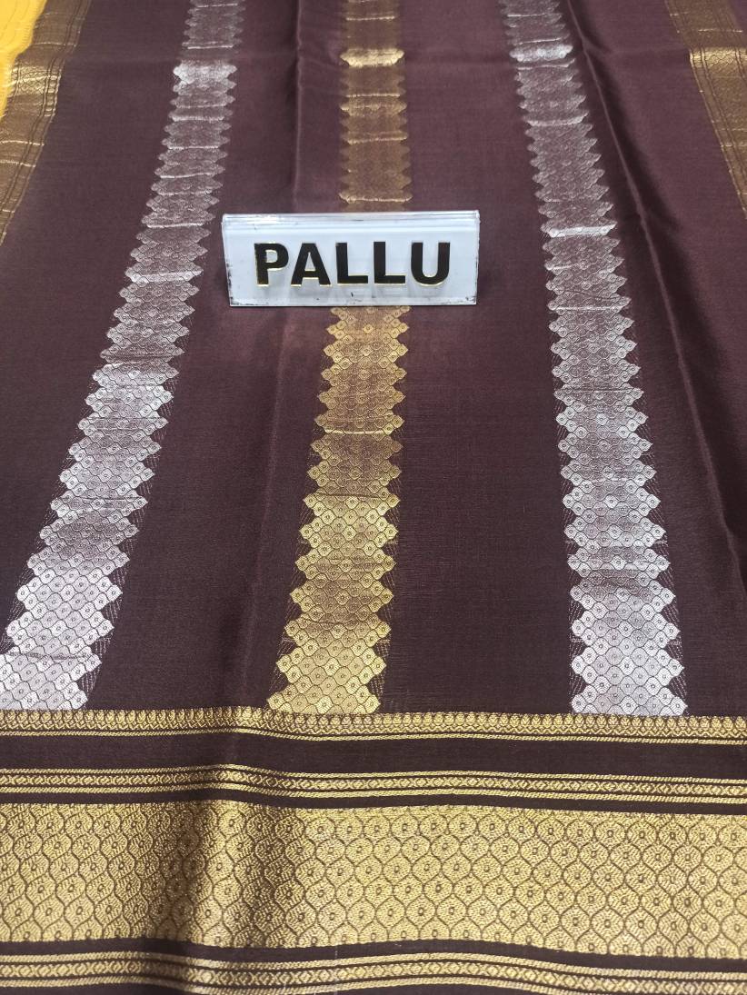 Pure Mysore Silk Saree.