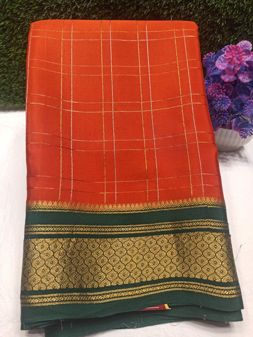 Pure Mysore Silk Saree.