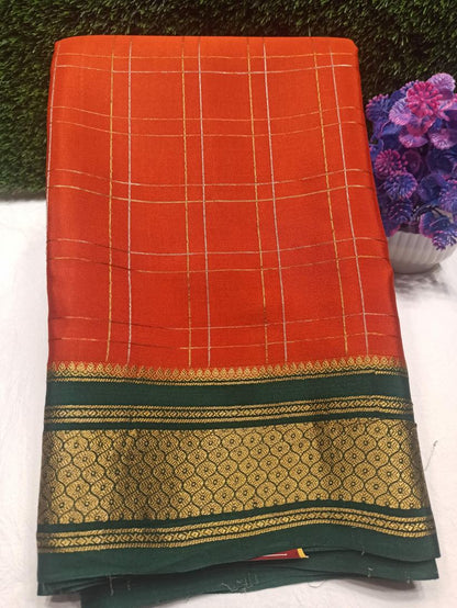 Pure Mysore Silk Saree.