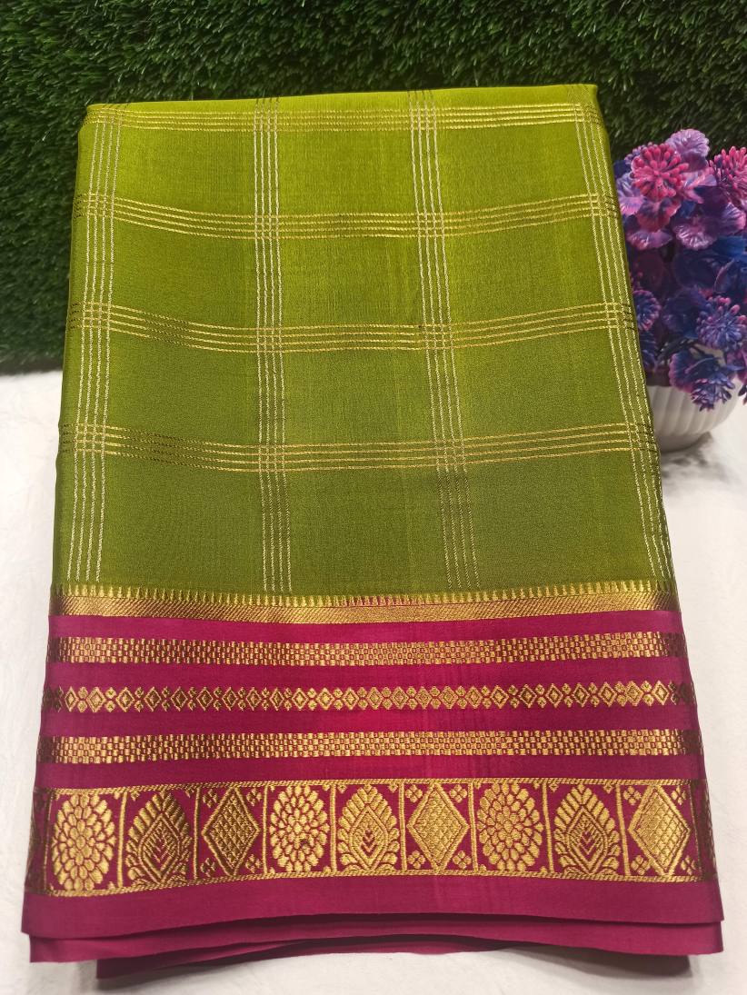 Pure Mysore Silk Saree.