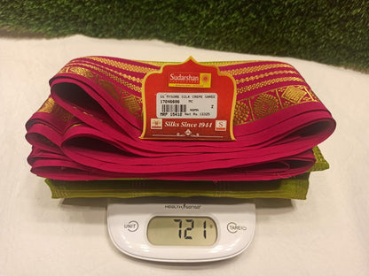 Pure Mysore Silk Saree.