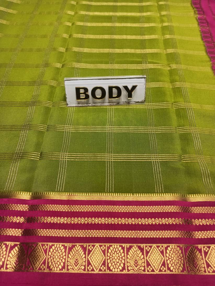 Pure Mysore Silk Saree.