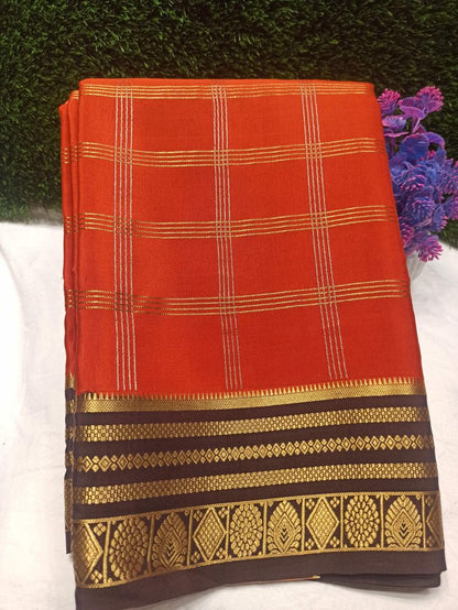 Pure Mysore Silk Saree.