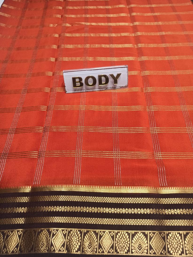 Pure Mysore Silk Saree.