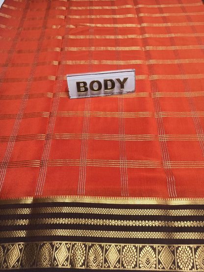 Pure Mysore Silk Saree.