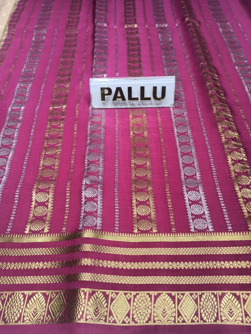 Pure Mysore Silk Saree.
