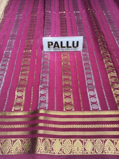 Pure Mysore Silk Saree.