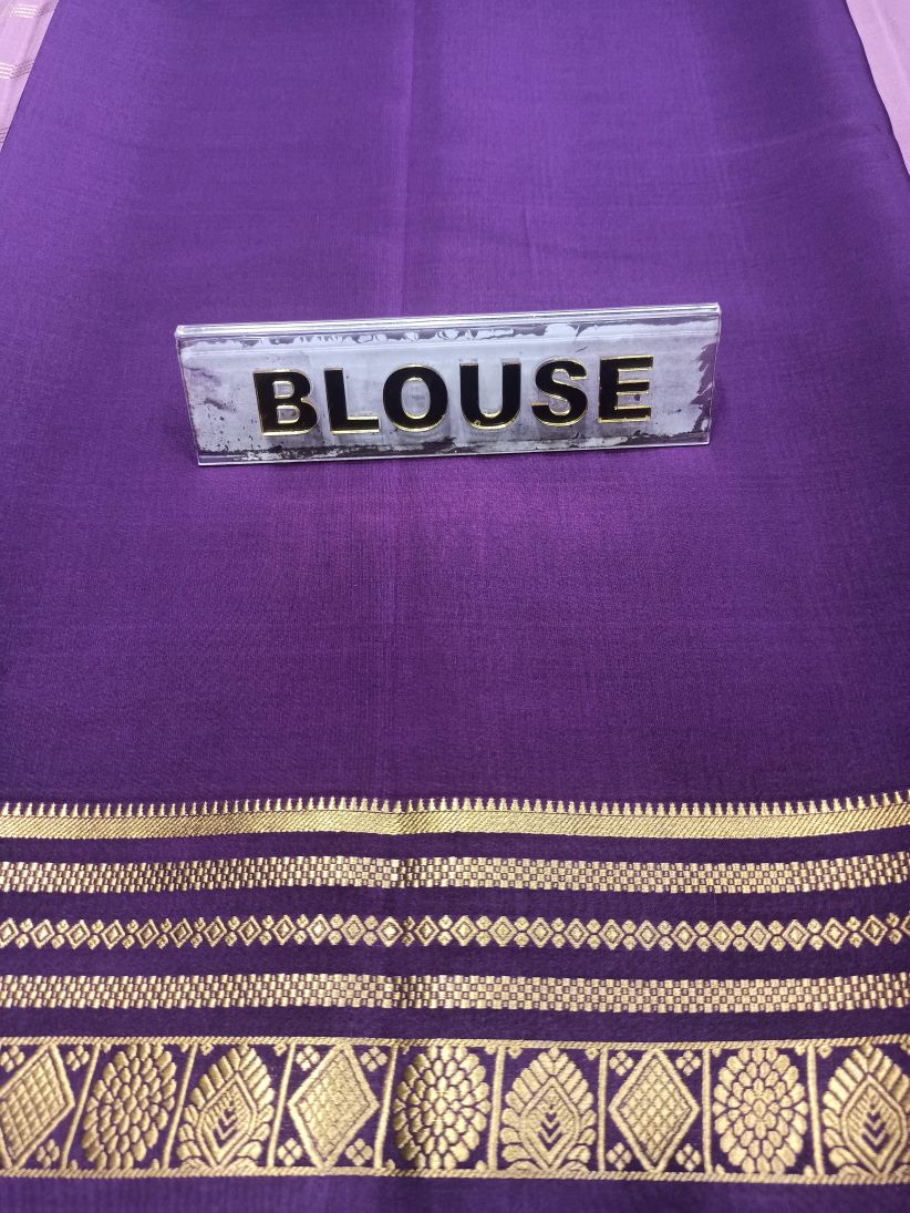 Pure Mysore Silk Saree.