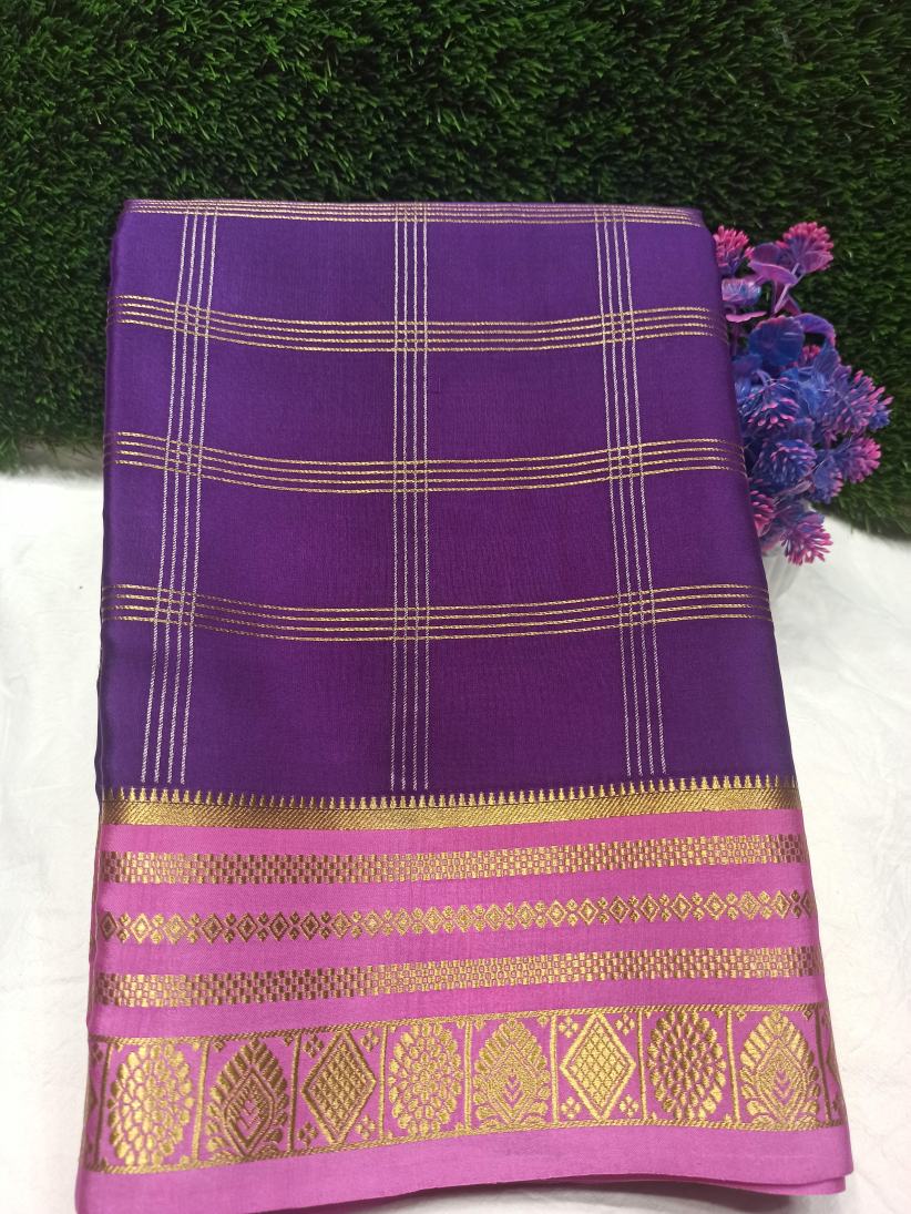 Pure Mysore Silk Saree.