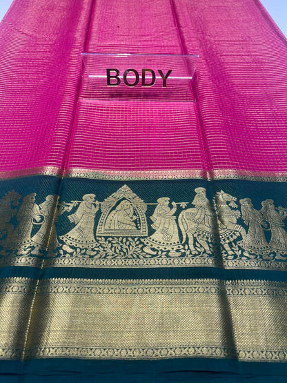 Pure Mysore Silk Saree.