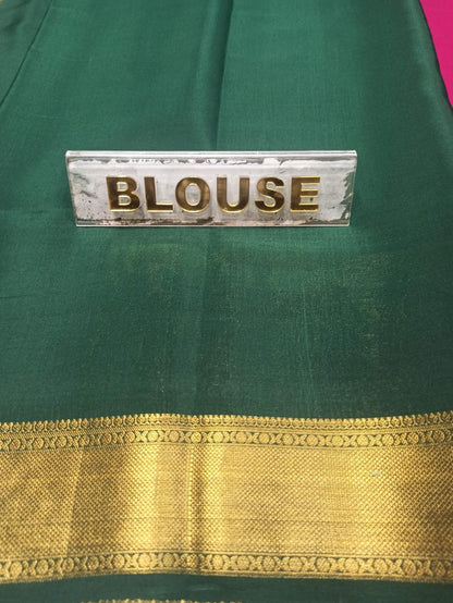 Pure Mysore Silk Saree.