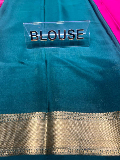 Pure Mysore Silk Saree.