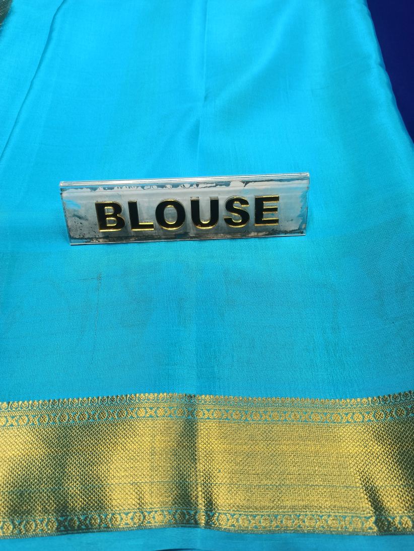 Pure Mysore Silk Saree.
