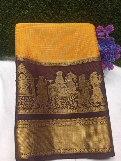 Pure Mysore Silk Saree.