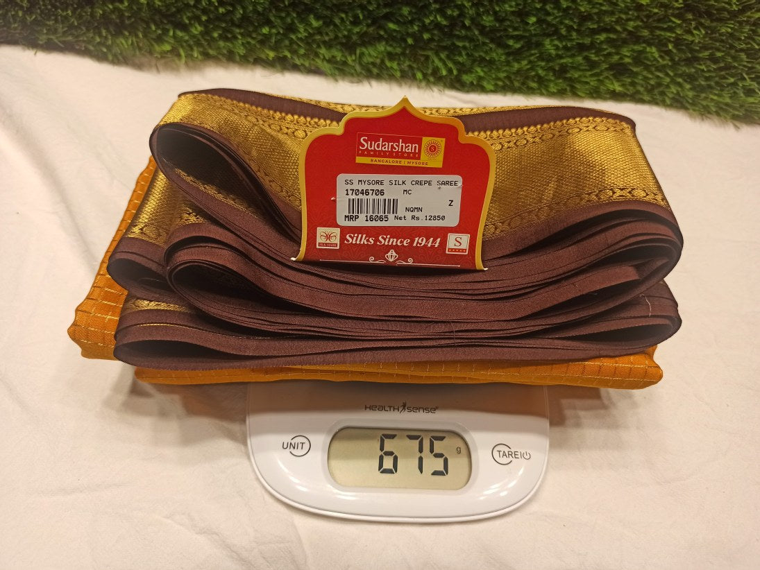 Pure Mysore Silk Saree.