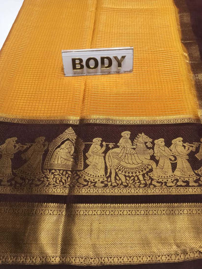 Pure Mysore Silk Saree.