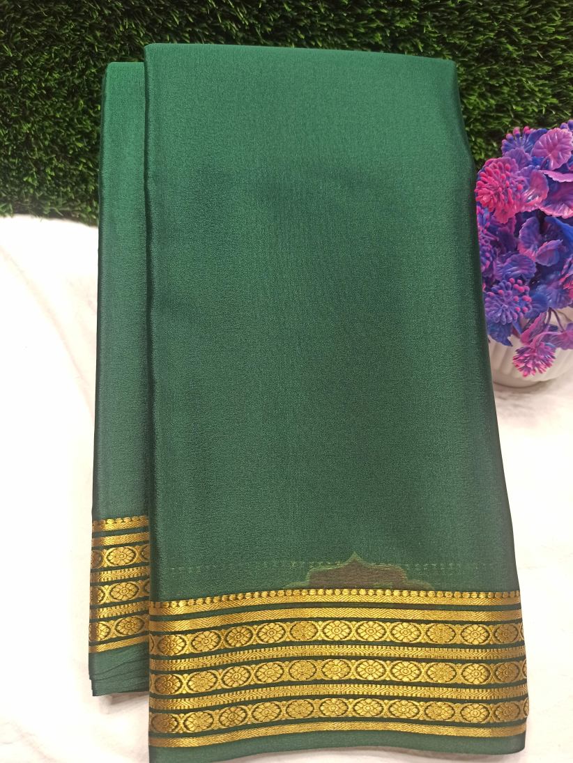 Pure Mysore Silk Saree ( 60 Grams )