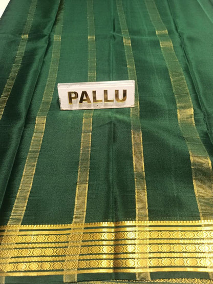 Pure Mysore Silk Saree ( 60 Grams )