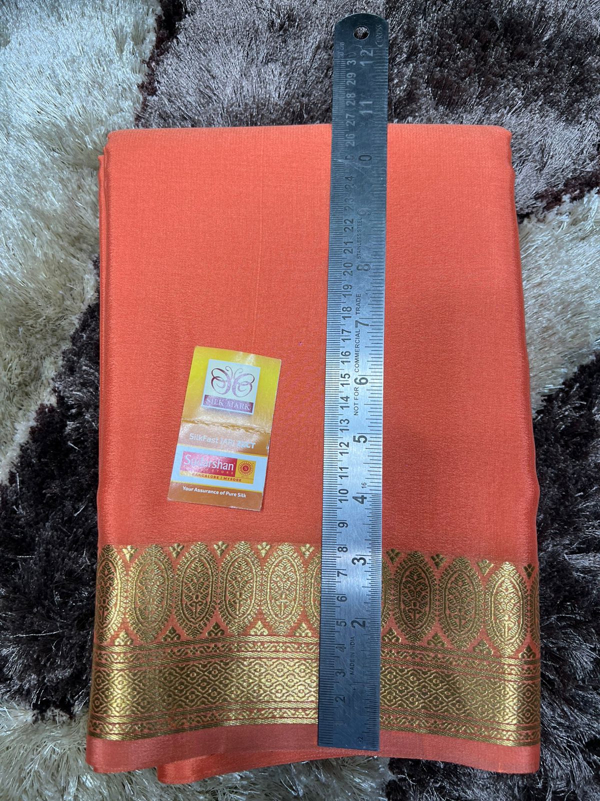 Pure Mysore Silk Saree ( 60Grams )