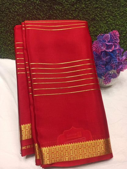 Pure Mysore Silk Saree ( 60 Grams )