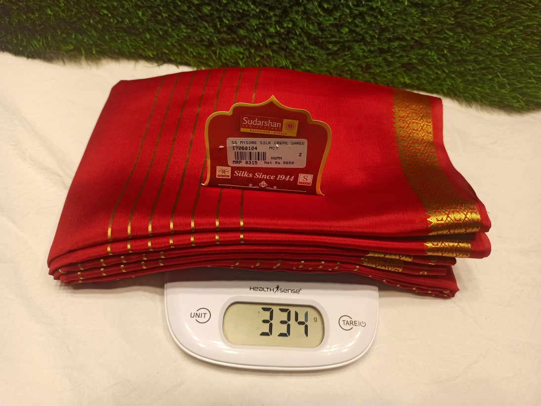 Pure Mysore Silk Saree ( 60 Grams )