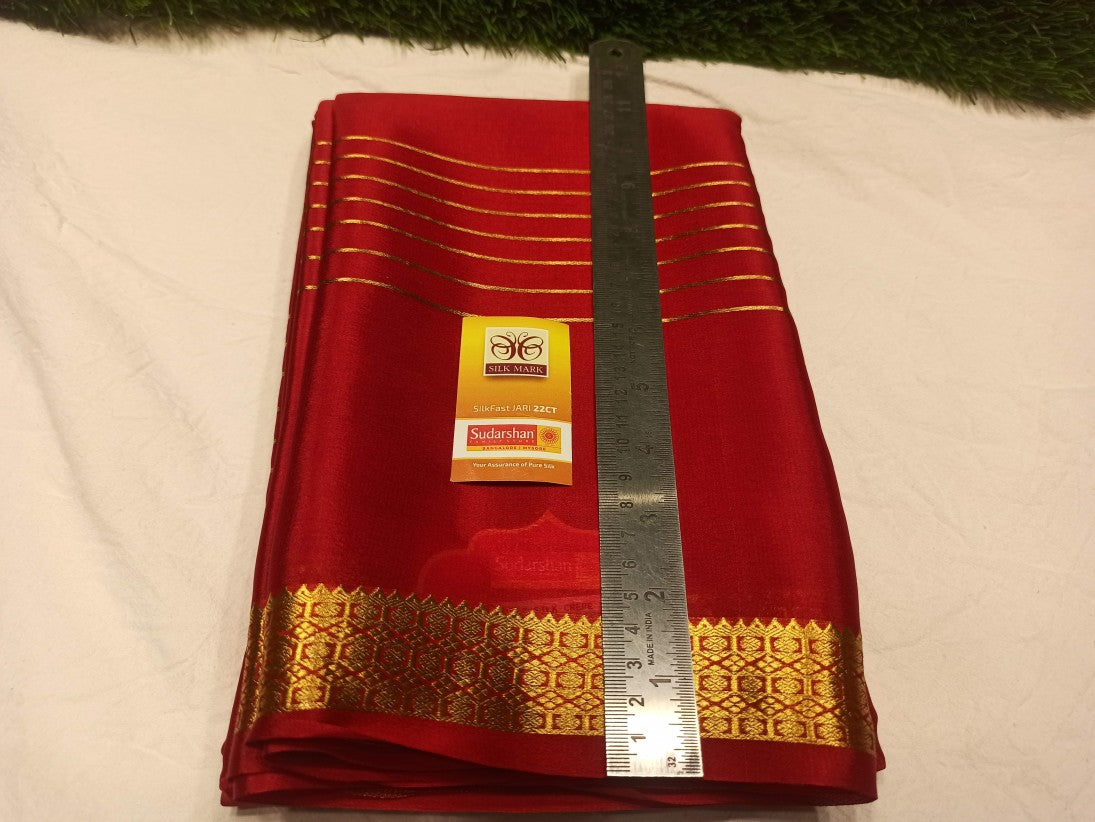 Pure Mysore Silk Saree ( 60 Grams )
