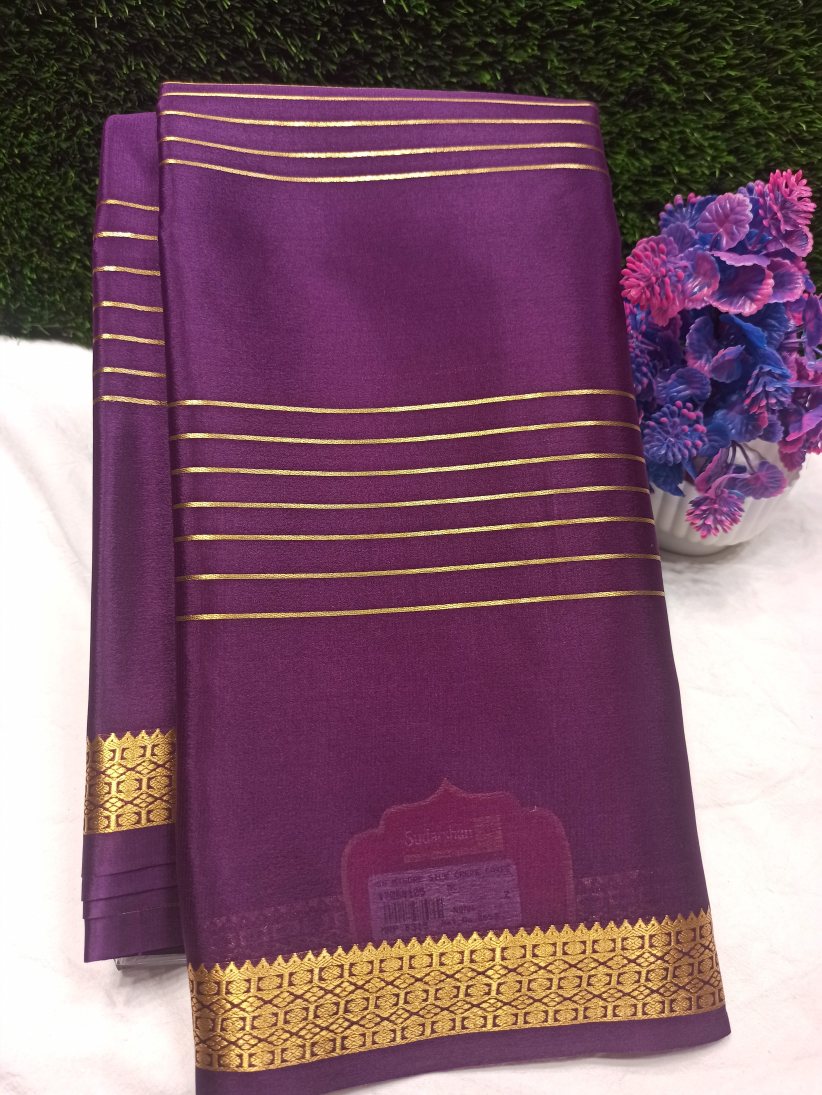 Pure Mysore Silk Saree ( 60 Grams )