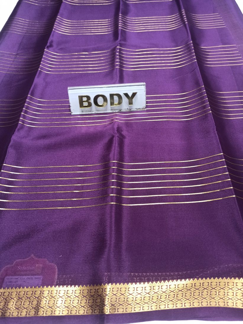 Pure Mysore Silk Saree ( 60 Grams )