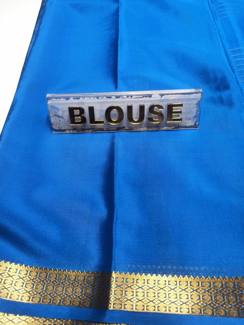 Pure Mysore Silk Saree ( 60 Grams )