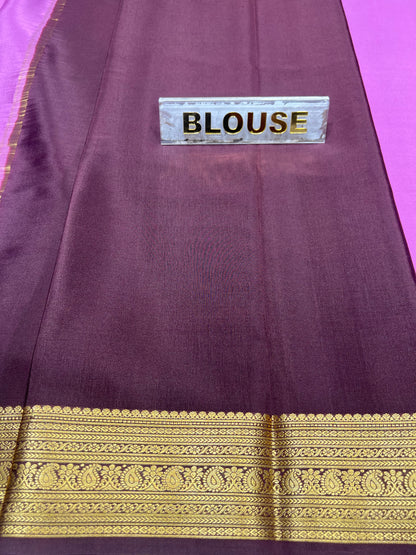 Pure Mysore Silk Saree.